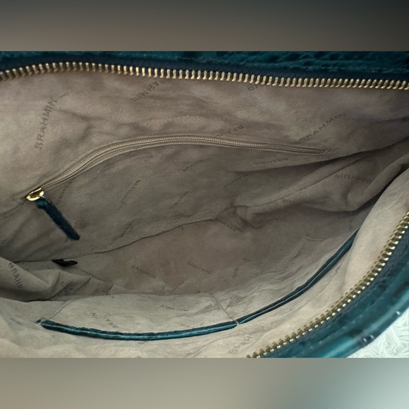 Brahmin Mini  Kathleen Croc Embossed Leather Crossbody Bag Handbag - Picture 9 of 10